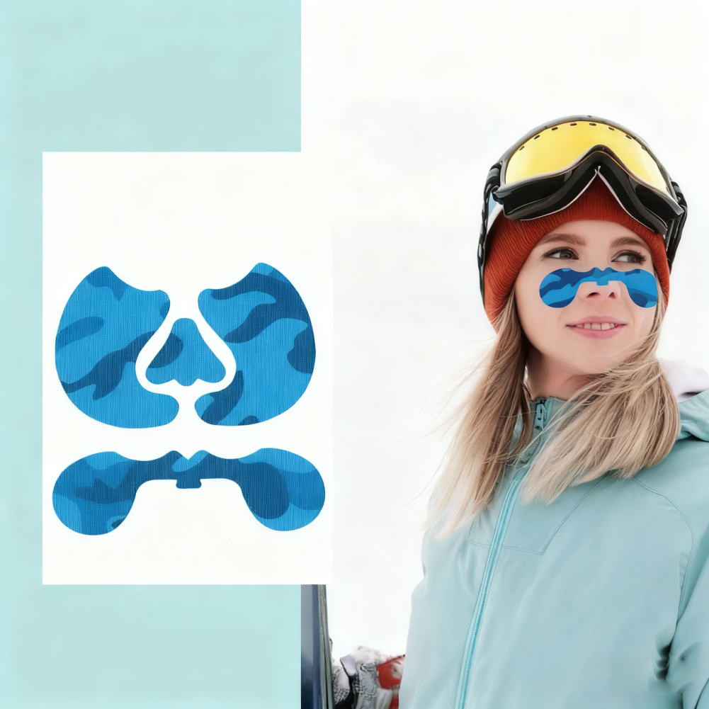 Parche muscular con cinta de kinesiología anticongelación de forma precortada