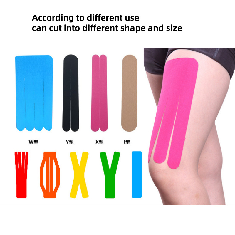 Cinta de kinesiología Henkel: cinta atlética Kinesio de primera calidad para soporte muscular y alivio del dolor